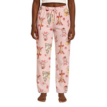 Juniors' Disney's Winnie The Pooh Winter Garments Lux Plush Fleece Pajama Pants