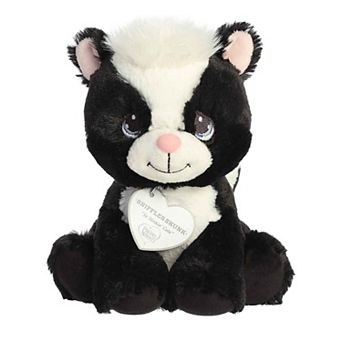 Aurora Small Black Precious Moments 8.5" Sniffles Skunk Adorable Stuffed Animal