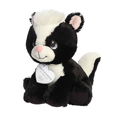 Aurora Small Black Precious Moments 8.5" Sniffles Skunk Adorable Stuffed Animal