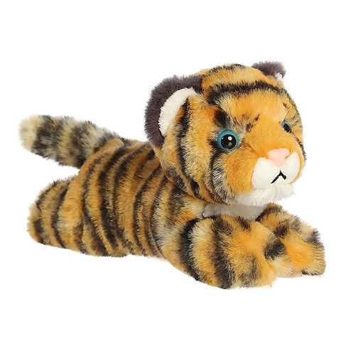 Детские мягкие игрушки Aurora Small Orange Mini Flopsie 8" Tiger Cub Adorable Stuffed Animal