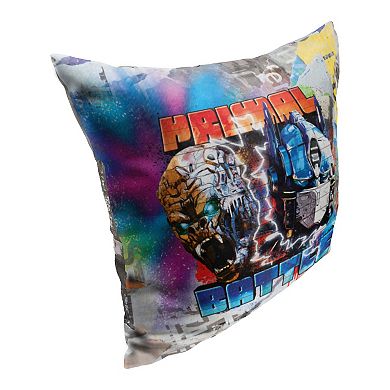 Hasbro Transformers: Rise Of The Beasts Primal Battle Printed Throw Pillow
