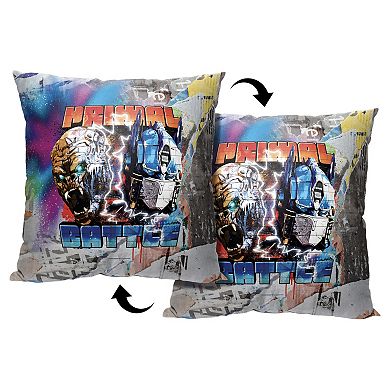 Hasbro Transformers: Rise Of The Beasts Primal Battle Printed Throw Pillow