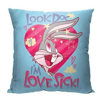 Warner Bros. Looney Tunes Love Sick Bugs Pillow