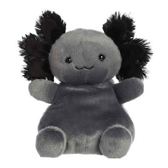 Aurora Small Black Palm Pals Party Sized 8" Onyx Axolotl Adorable Stuffed Animal