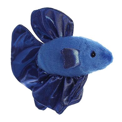Aurora Small Blue Mini Flopsie 8" Finley Betta Fish Adorable Stuffed Animal