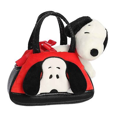 Aurora Small Red Peanuts Fancy Pals 7" Peek-A-Boo Snoopy Adorable Stuffed Animal