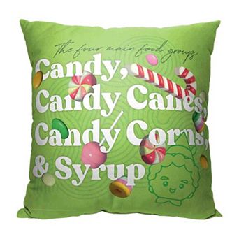 Warner Bros. Elf The Four Food Groups Pillow