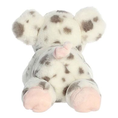 Aurora Medium White Flopsie 12" Speckles Spotted Pig Adorable Stuffed Animal