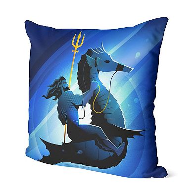 Aquaman 2 Aquaman Poster Printed Throw Pillow