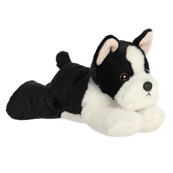 Aurora Small Black Mini Flopsie 8" Eva Boston Terrier Adorable Stuffed Animal