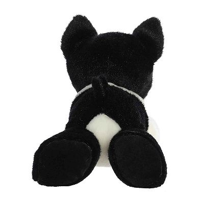 Aurora Small Black Mini Flopsie 8" Eva Boston Terrier Adorable Stuffed Animal