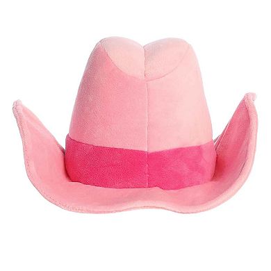 Aurora Medium Pink JUST SAYIN' 11" Let's Go Girls Cowgirl Hat Witty Stuffed Animal