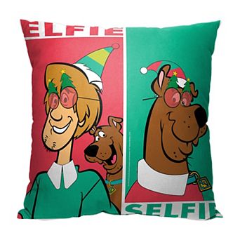 Warner Bros. Scooby Doo Elfie Selfie Printed Throw Pillow