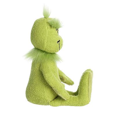 Aurora Large Green Dr. Seuss 13" Vintage Grinch Whimsical Stuffed Animal