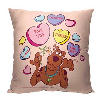 Warner Bros. Scooby Doo Candy Hearts Pillow