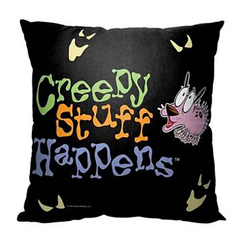 Cartoon Network Courage The Cowardly Dog Creepy Stuff Happens Pillow