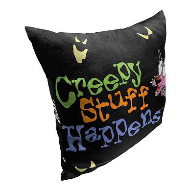 Cartoon Network Courage The Cowardly Dog Creepy Stuff Happens Pillow