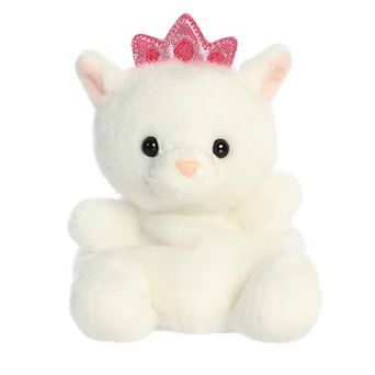 Aurora Mini White Palm Pals 5" Priscilla Princess Kitty Adorable Stuffed Animal