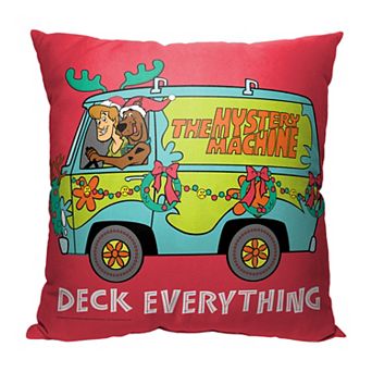 Warner Bros. Scooby Doo Deck Everything Printed Throw Pillow