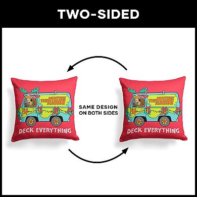 Warner Bros. Scooby Doo Deck Everything Printed Throw Pillow