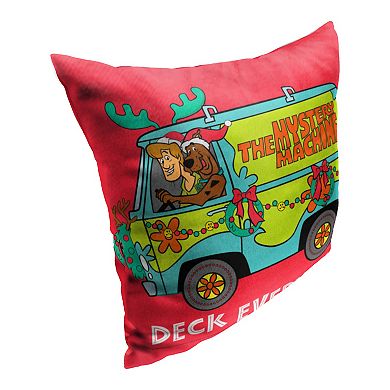 Warner Bros. Scooby Doo Deck Everything Printed Throw Pillow
