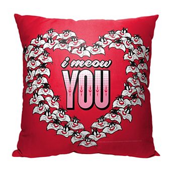 Warner Bros. Looney Tunes Meow You Printed Throw Pillow