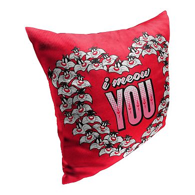 Warner Bros. Looney Tunes Meow You Printed Throw Pillow