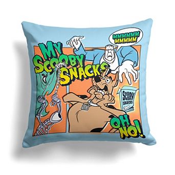 Scooby Doo Uh Oh My Scooby Snacks Printed Throw Pillow