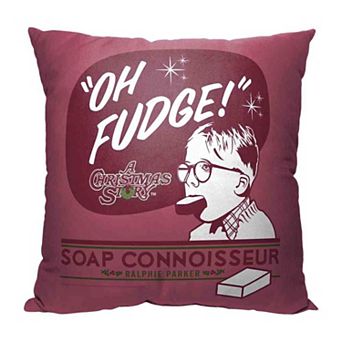 Warner Bros. A Christmas Story Soap Connoisseur Pillow