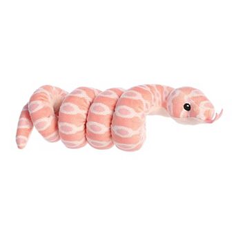 Aurora Small Pink Snake Wrist Wranglers Snow Corn Snake Playful Stuffed Animal