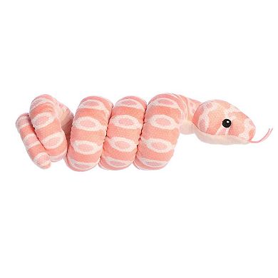Aurora Small Pink Snake Wrist Wranglers Snow Corn Snake Playful Stuffed Animal