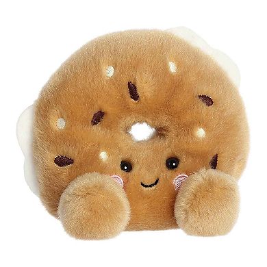 Aurora Mini Brown Palm Pals 5" Tony Everything Bagel Adorable Stuffed Animal