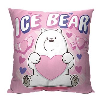 Cartoon Network We Bare Bears Ice Bear Printed Throw Pillow