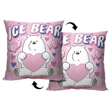 Cartoon Network We Bare Bears Ice Bear Printed Throw Pillow