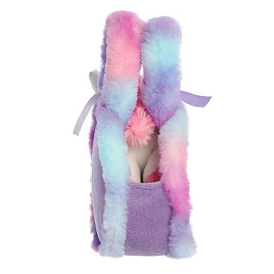 Aurora Small Fancy Pals 7" Lavender Horseshoe Fashionable Stuffed Animal