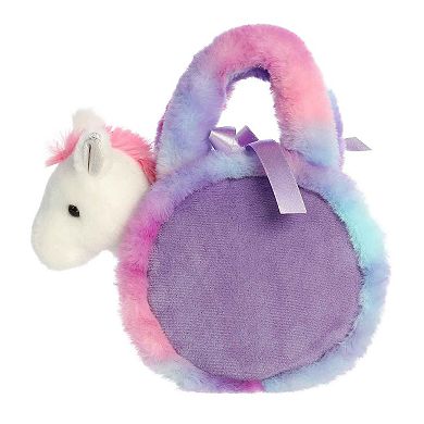 Aurora Small Fancy Pals 7" Lavender Horseshoe Fashionable Stuffed Animal