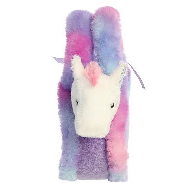 Aurora Small Fancy Pals 7" Lavender Horseshoe Fashionable Stuffed Animal