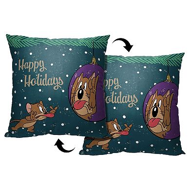 Warner Bros. Tom And Jerry Making Faces Printed Throw Pillow