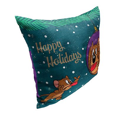 Warner Bros. Tom And Jerry Making Faces Printed Throw Pillow