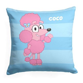 Bluey Roll Call Coco Printed Throw Pillow