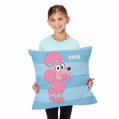 Bluey Roll Call Coco Printed Throw Pillow