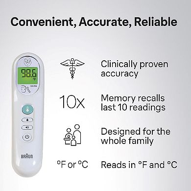 Braun Sensian™ No-Touch 3-in-1 Thermometer