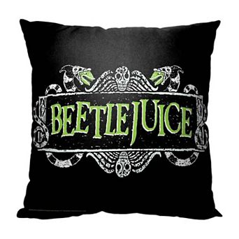 Warner Bros. Beetlejuice Title Pillow