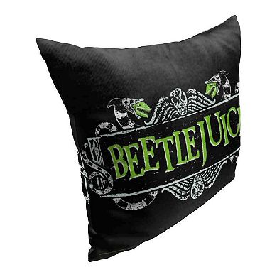 Warner Bros. Beetlejuice Title Pillow