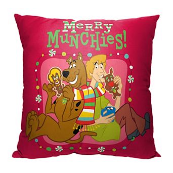Warner Bros. Scooby Doo Merry Munchies Printed Throw Pillow