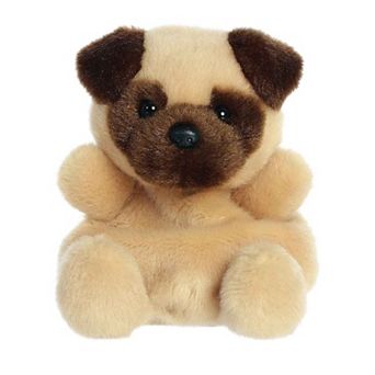 Aurora Mini Brown Palm Pals 5" Frankie Pug Adorable Stuffed Animal