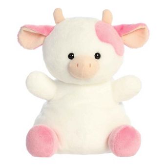 Aurora Large Pink Palm Pals Party Sized 13" Belle Strawberry Cow Adorable Stuffed Animal