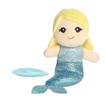 Aurora Mini Shoulderkins 5" Aquamarine Mermaid Adorable Stuffed Animal