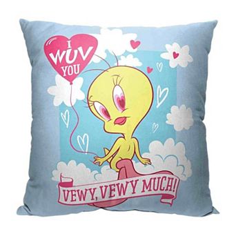 Warner Bros. Looney Tunes Wuv You Vewy Much Pillow