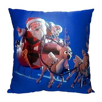 Warner Bros. Year Without A Santa Claus Here Comes Santa Printed Throw Pillow